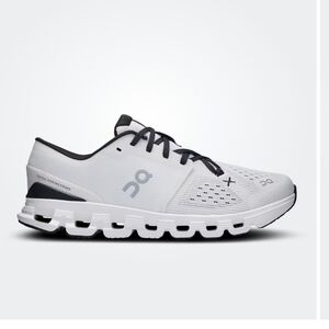 On Running Women's Black and White Cloud X4 Athletic Shoes
